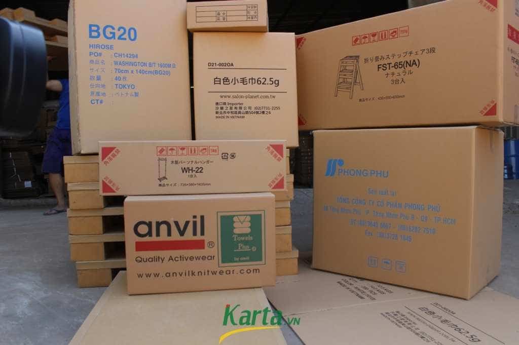 thùng carton, sóng carton, công ty karta, sắp xếp sóng carton